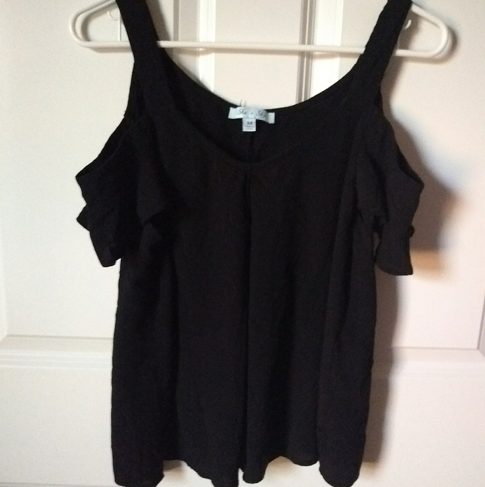 Cold shoulder blouse